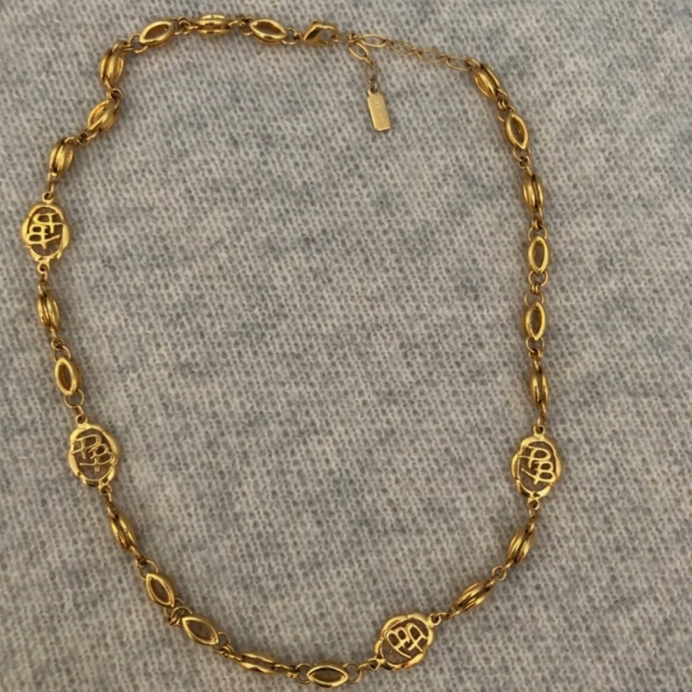 Authentic Pierre Balmain Gold-Plated Necklace